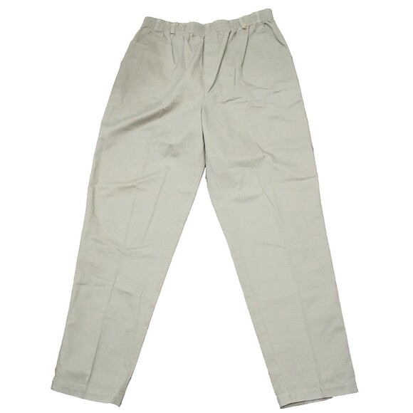 Vintage Eddie Bauer Outdoor Outfitters Men’s Khaki Pants Cotton USA Made XL 31" - Picture 1 of 11
